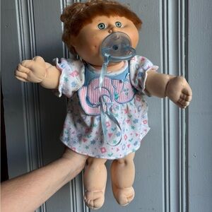 Vintage 1991 Cabbage Patch Baby Doll with Pacifier My Own Baby